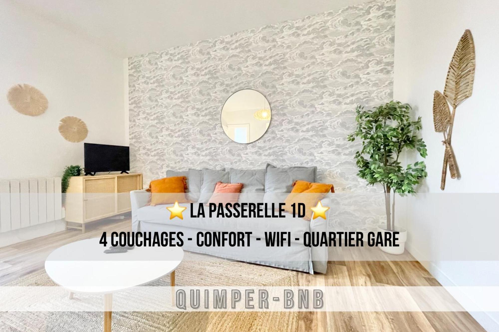 קמפר La Passerelle 1D - Quartier Gare - Wifi מראה חיצוני תמונה